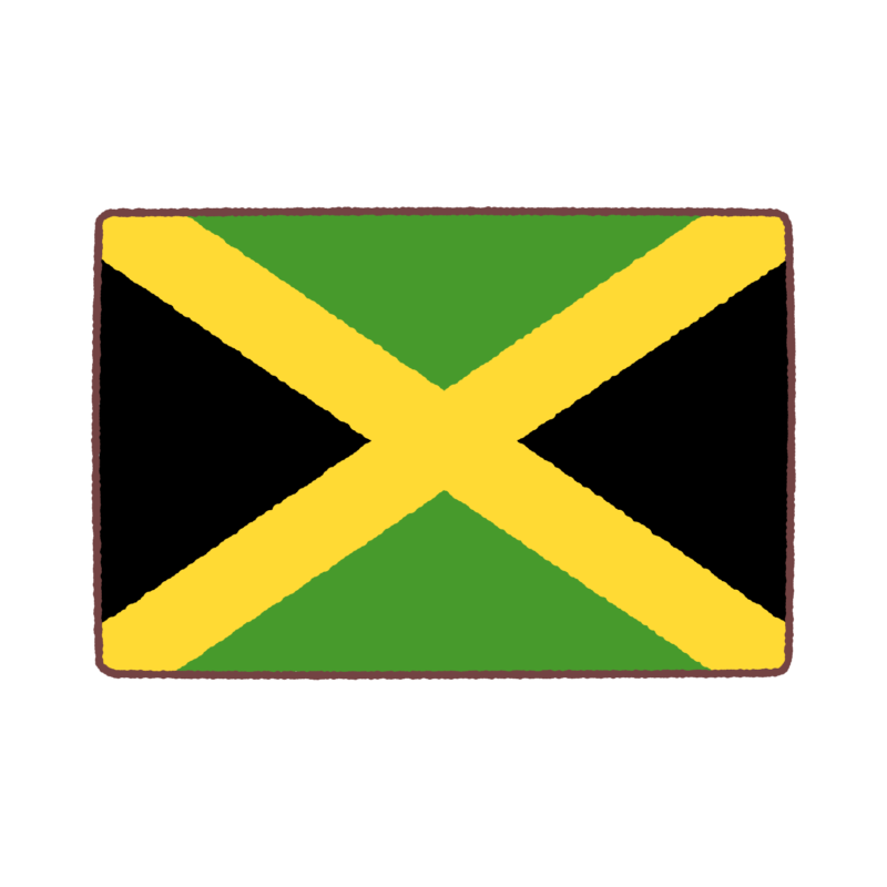 ジャマイカ国旗のイラスト