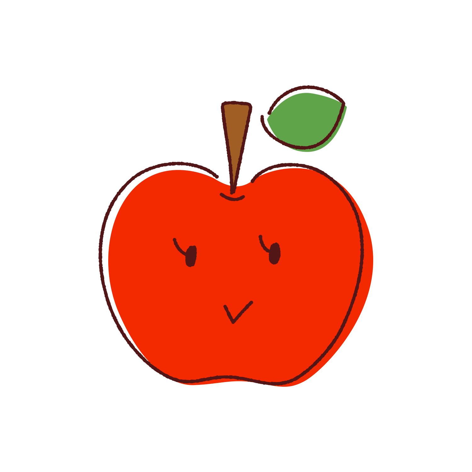 りんごちゃんのイラスト