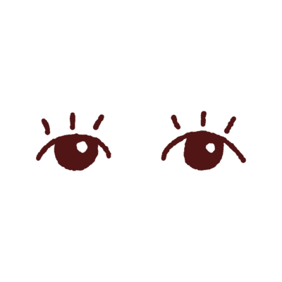 目のイラスト