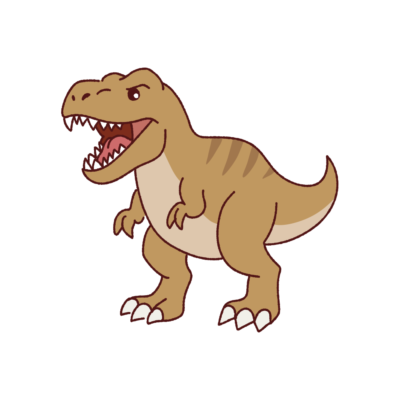 ティラノサウルスのイラスト