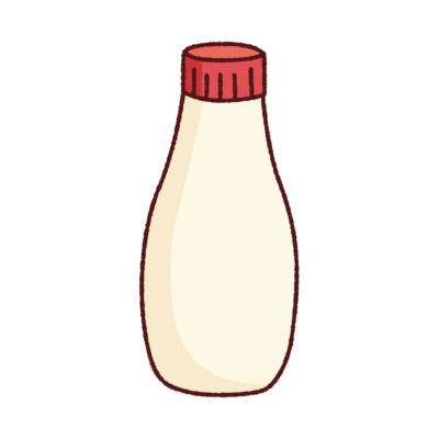 マヨネーズのイラスト