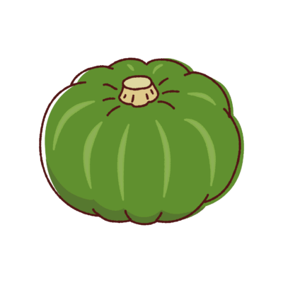 カボチャのイラスト
