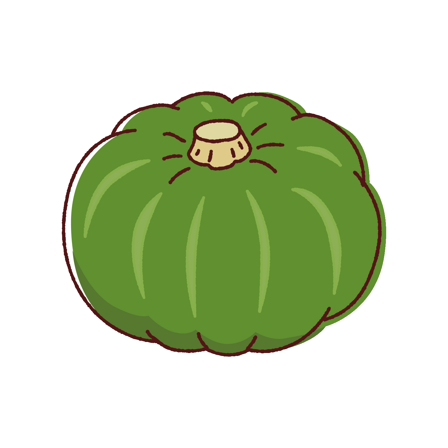 カボチャのイラスト