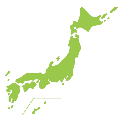 日本地図のイラスト