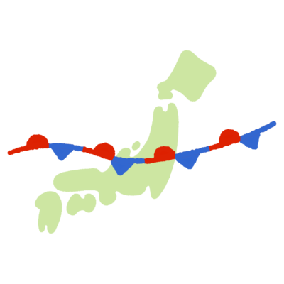 前線のイラスト